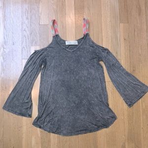 Vintage Havana cold shoulder top